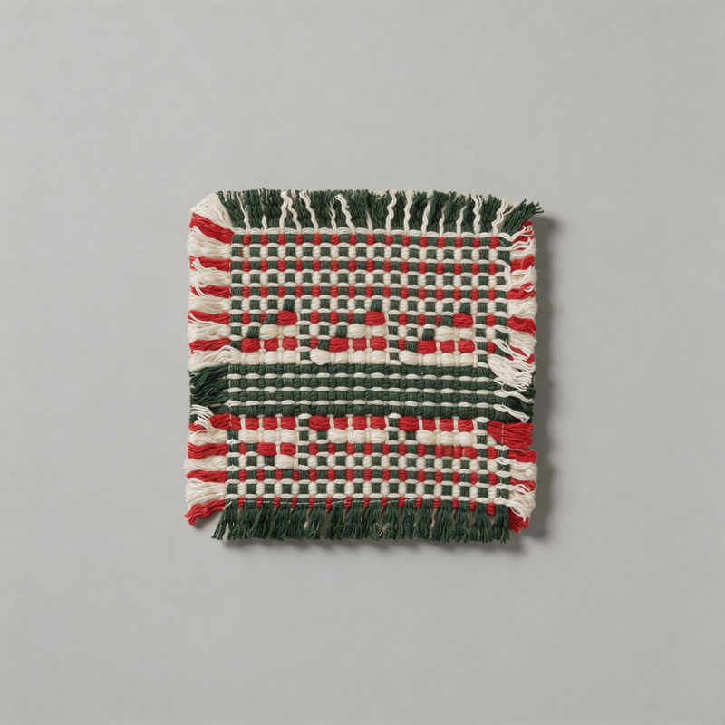 Everyday Fabric Woven Tassel Coaster Table Mat