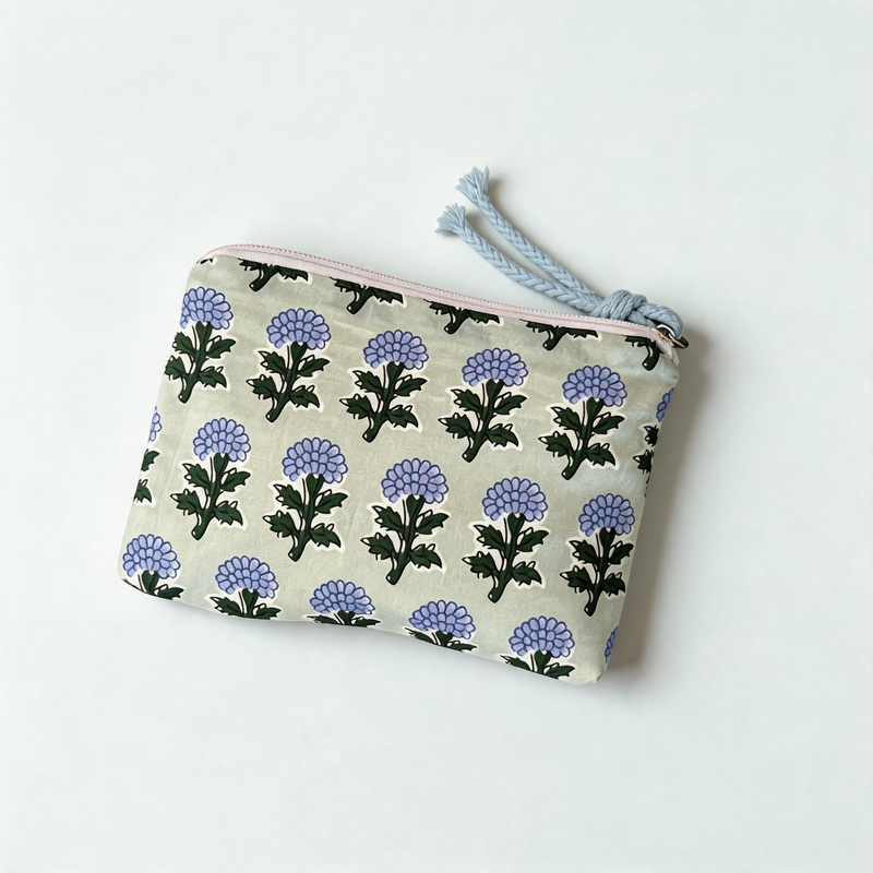Versatile Flower Print Portable Cotton Daily Fashion Bag