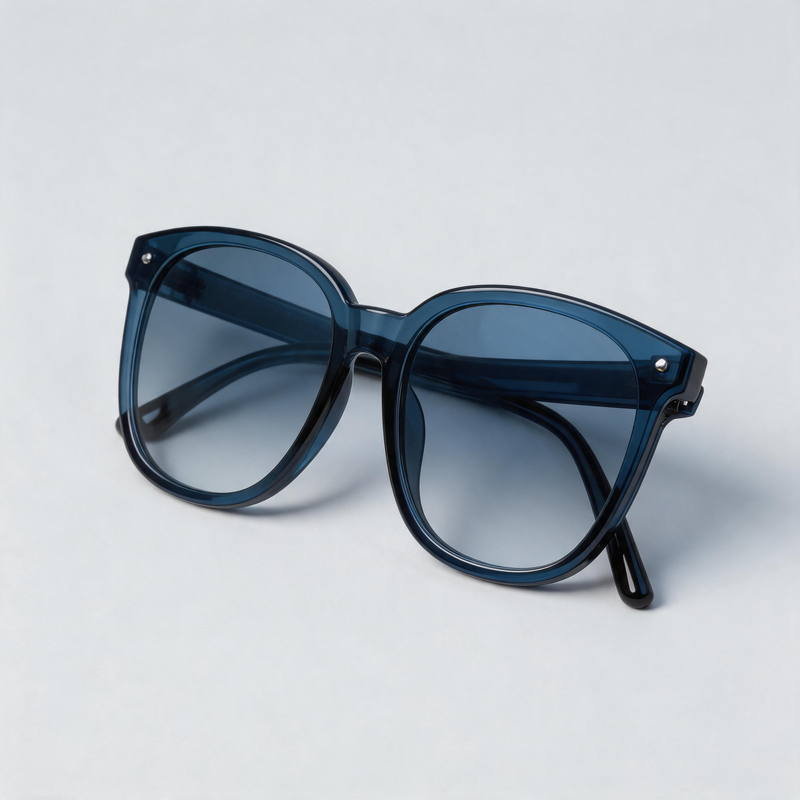 Retro Large Frame Foldable Fashion Sunglasses