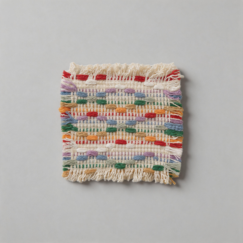 Everyday Fabric Woven Tassel Coaster Table Mat