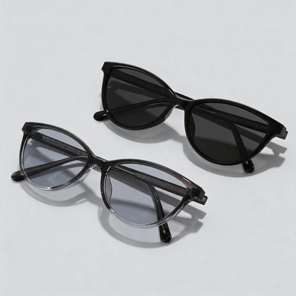 Retro Thin Pin Cat Sunglasses
