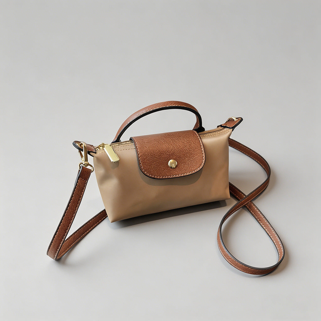 Mini Leather-Accent Coin Pouch - Shopdayla Wholesale - #7314