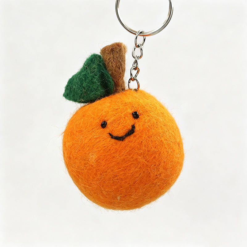 Crochet Fruit Keychain