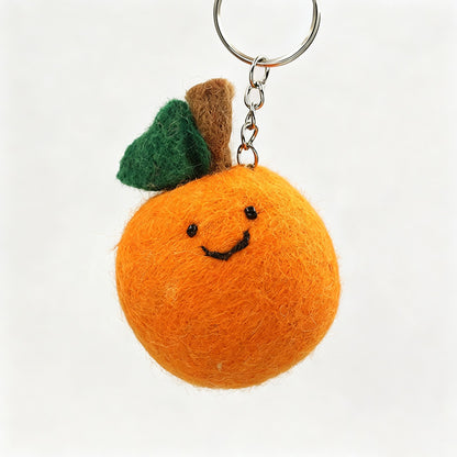 Crochet Fruit Keychain