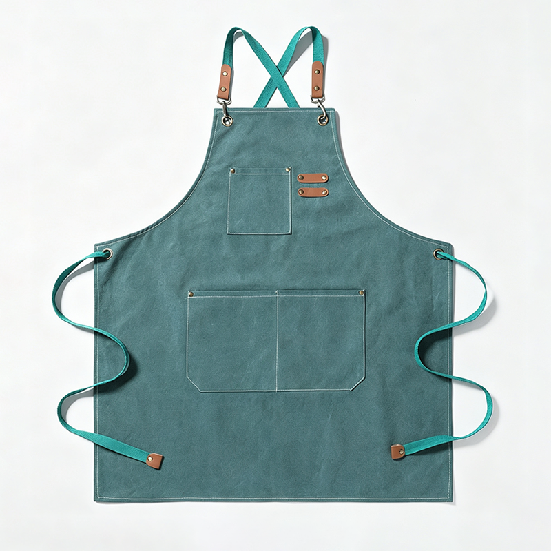 Cross‑Back Thick Canvas Apron
