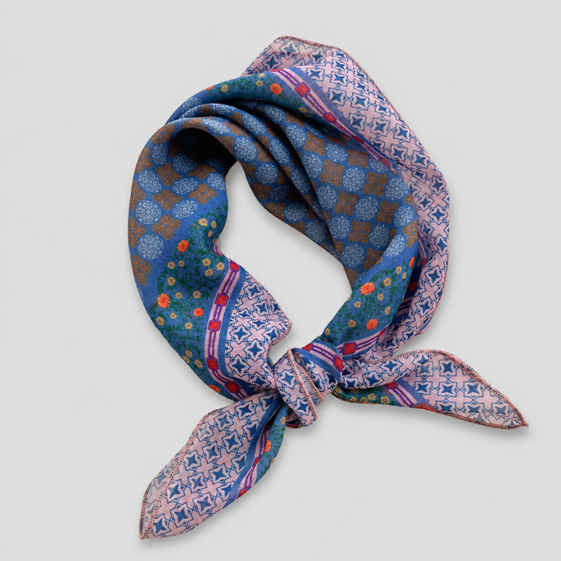 Simple Polka‑Dots Square Scarf - Shopdayla Wholesale - #8786