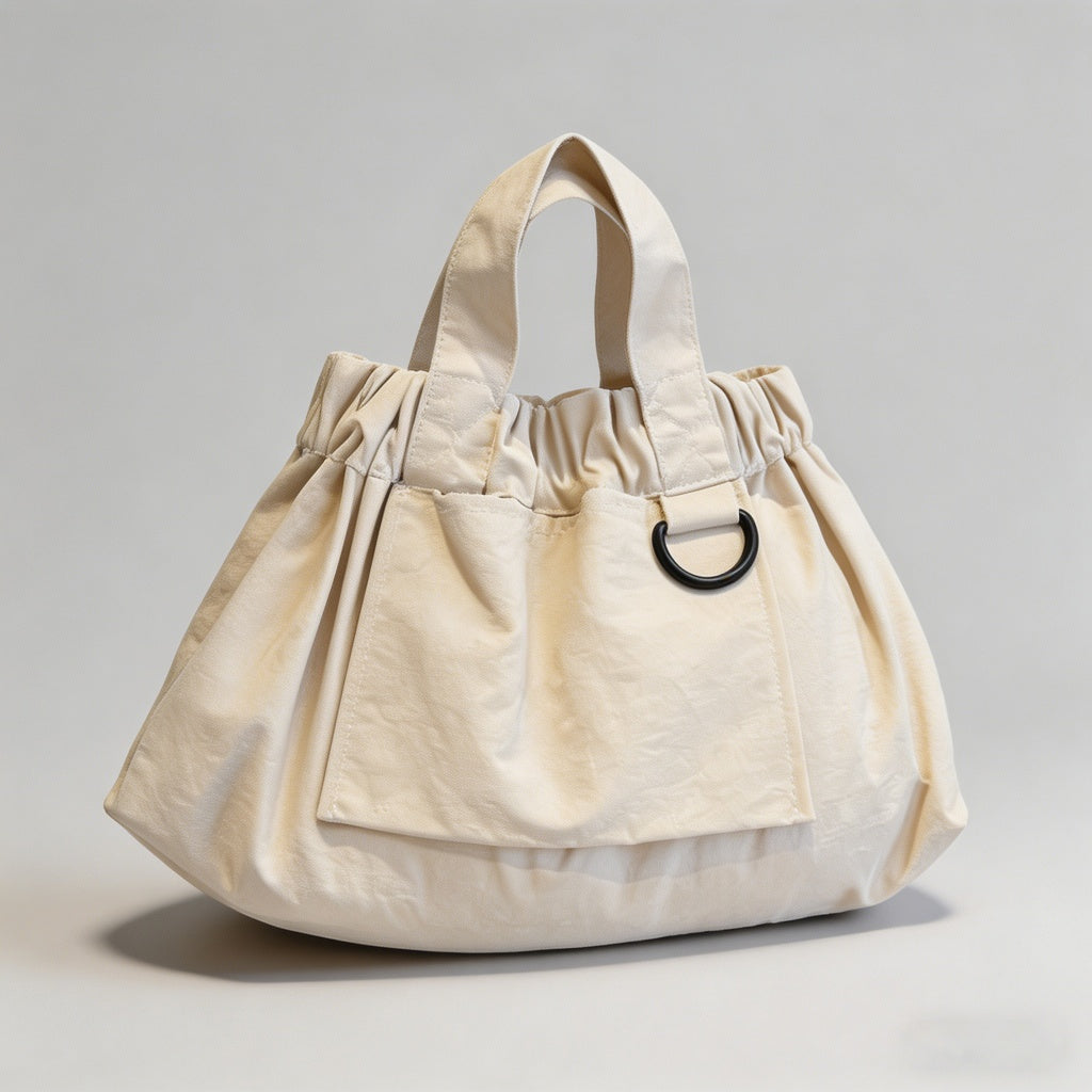 Ruched Nylon Hobo Shoulder Bag - Shopdayla Wholesale - #9090