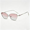 White-Silver Frame / Light Pink Clear Lens / One Size