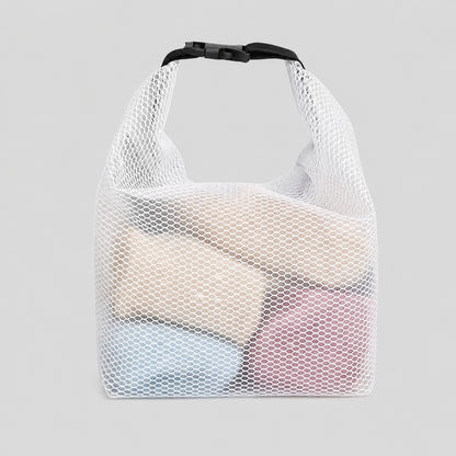 Mesh Drawstring Travel Toiletry Bag