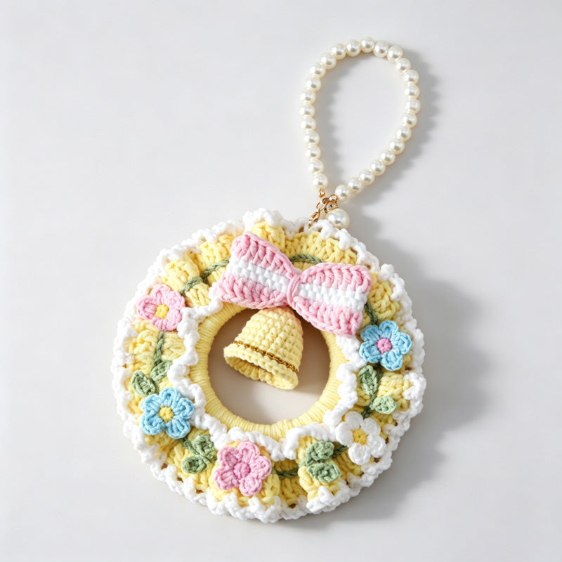 Floral Wreath Hanger Charm