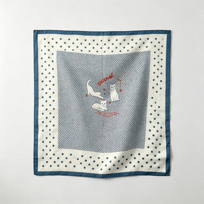 Print Square Head Neck Scarves