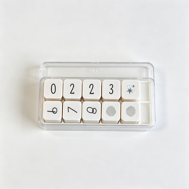 Six‑In‑One Number Stamp