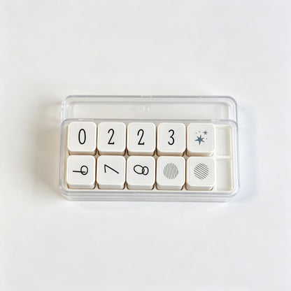 Six‑In‑One Number Stamp