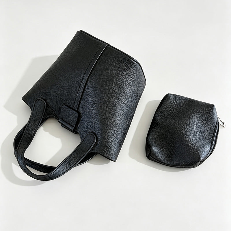 Two Piece Bucket Handle Bag