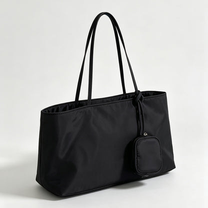 Wide Tote Bag Round Pouch