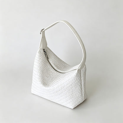 Woven Shoulder Hobo Handle Bag