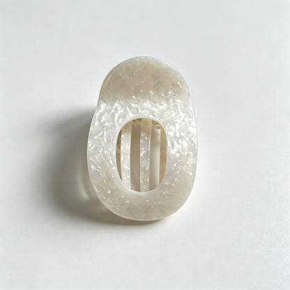 Flat Oval Hollow Hair Claw