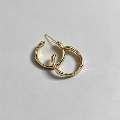 Modern Minimalist Plain Hoop A - Shopdayla Wholesale - #8962