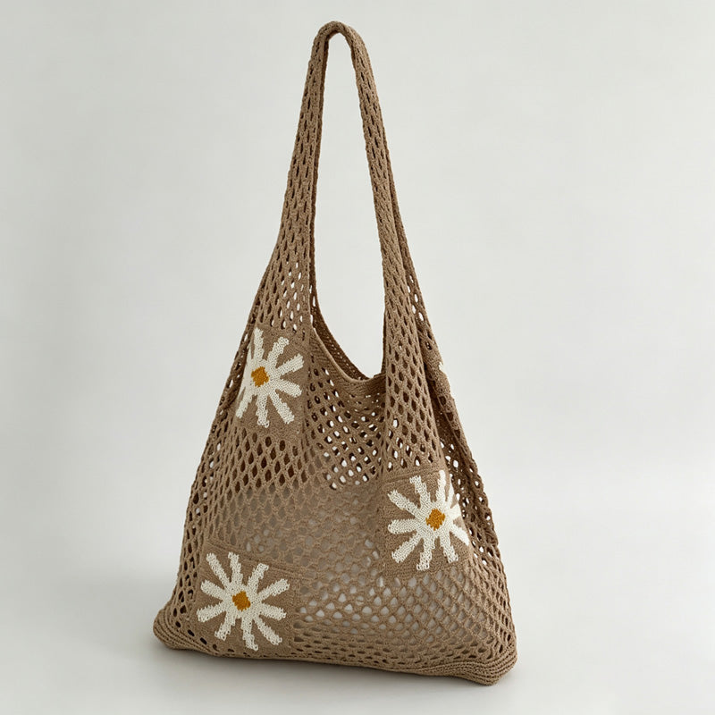 Fruit Patch Crochet Tote Bag