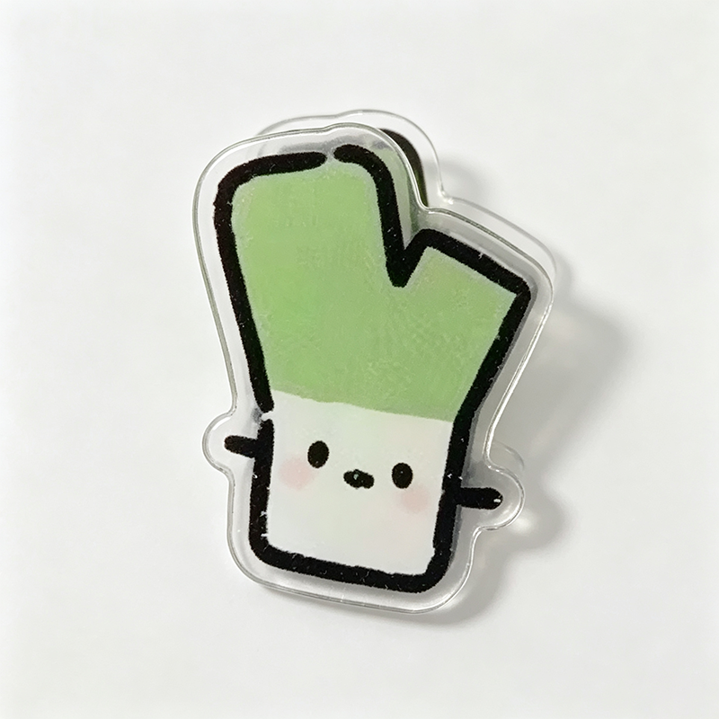 Vegetable Pattern Acrylic Paper Clip