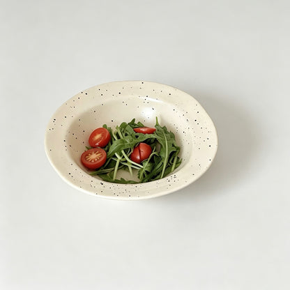Speckled Rim Pasta Bowl