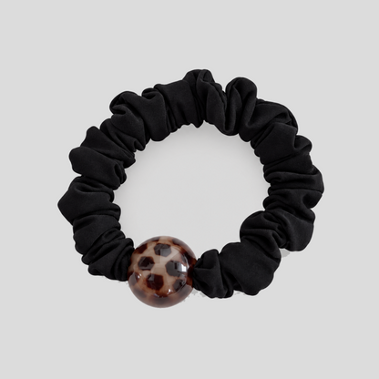 Leopard Print Fabric Hair Ties
