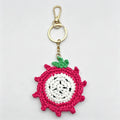 Woven Dragon Fruit Keychain Ba - Shopdayla Wholesale - #1266