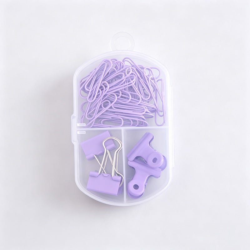 Solid Color Paper Clip Set