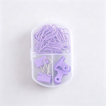 Solid Color Paper Clip Set