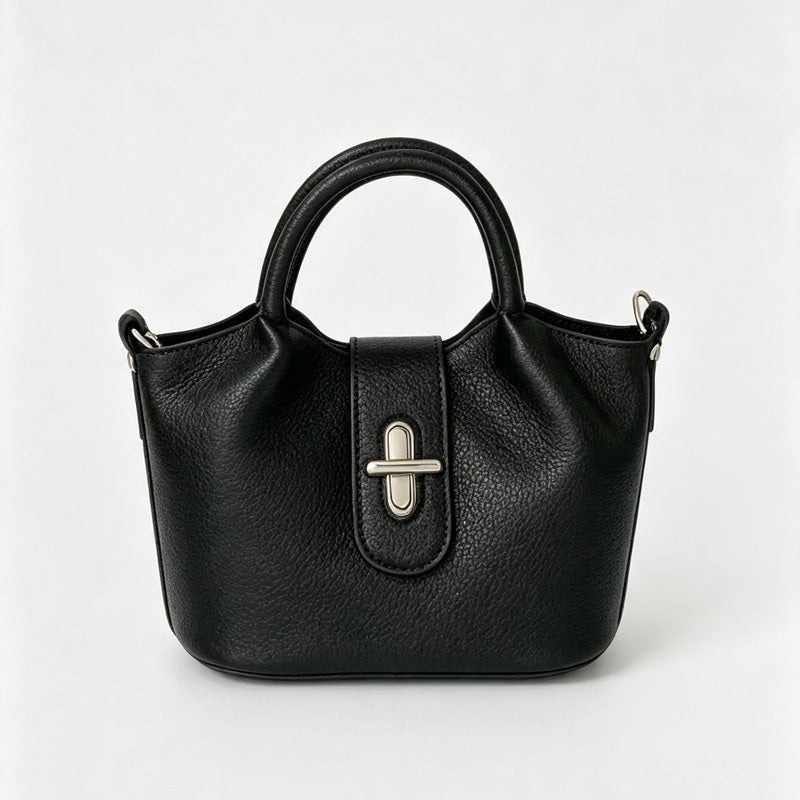 Turn Lock Mini Handbag