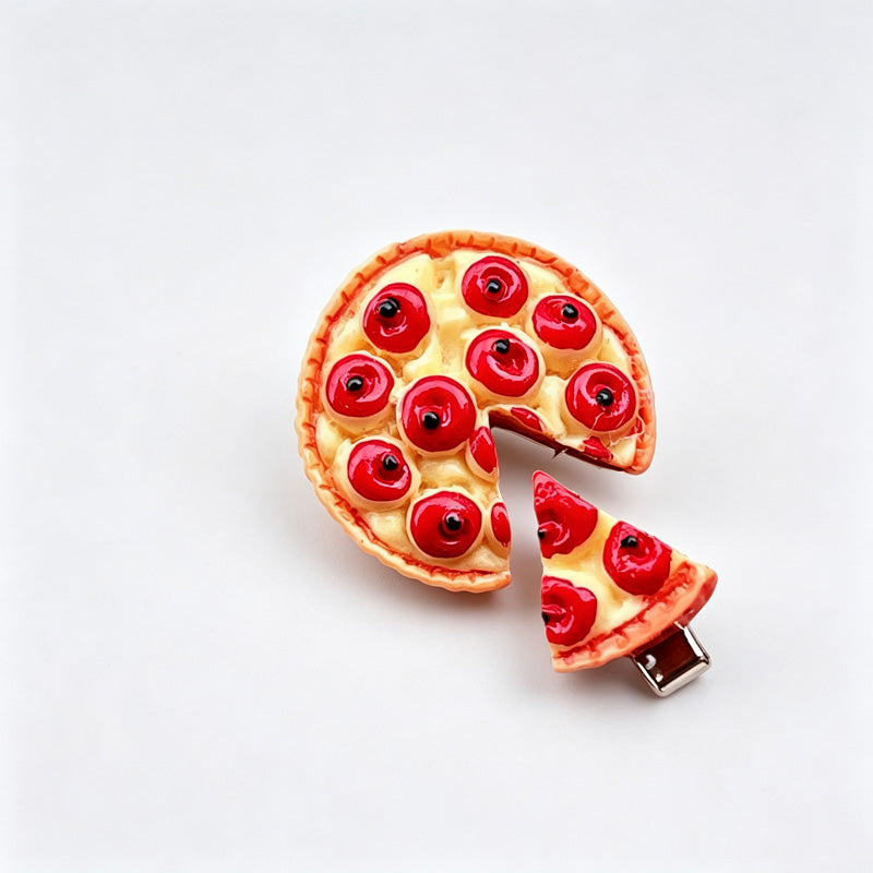 Pizza Slice Hair Clip