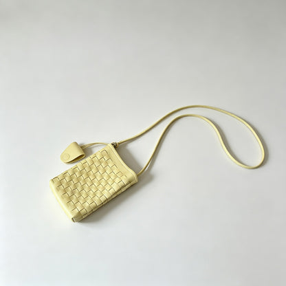 Woven Phone Crossbody Pouch