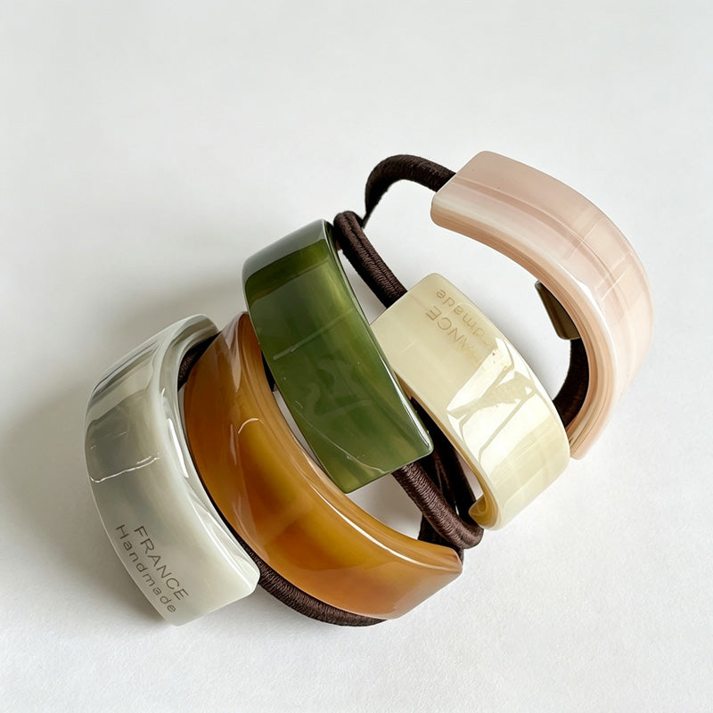 Acetate Decorative Hair Elastic Tie