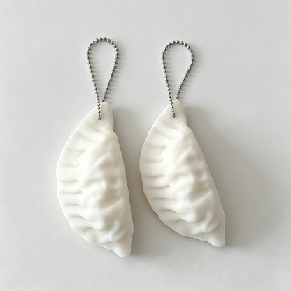 Dumpling Squeeze Charm Keychain