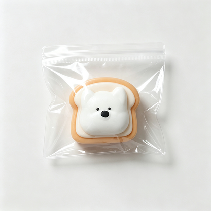 Toast Shape Squeeze Toy