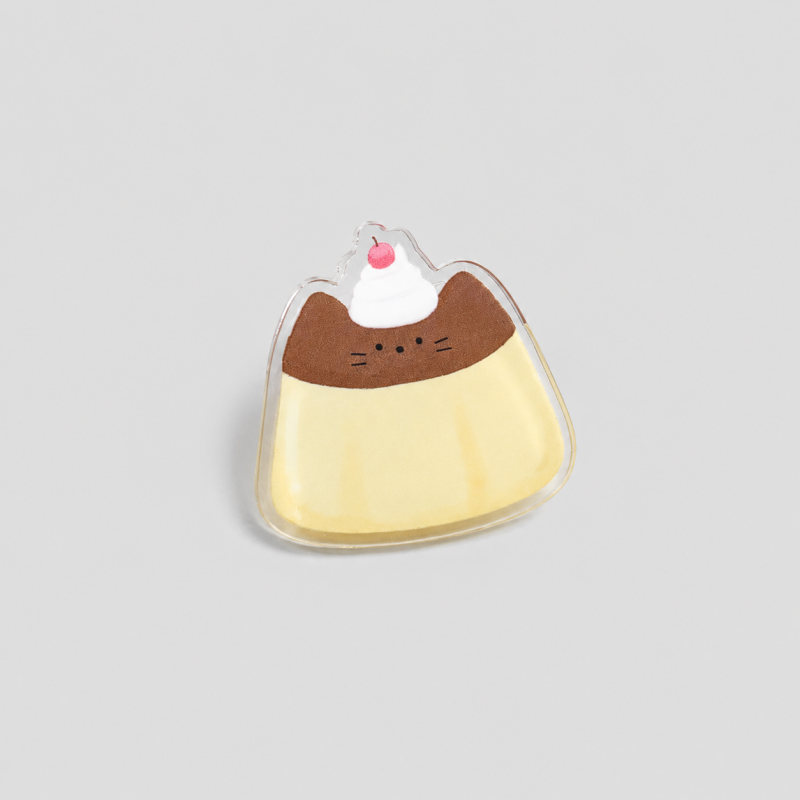 Food Pattern Transparent Paper Clip