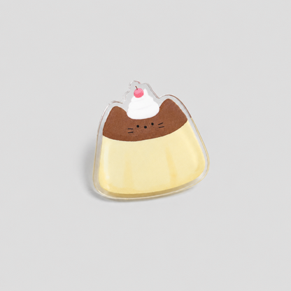 Food Pattern Transparent Paper Clip
