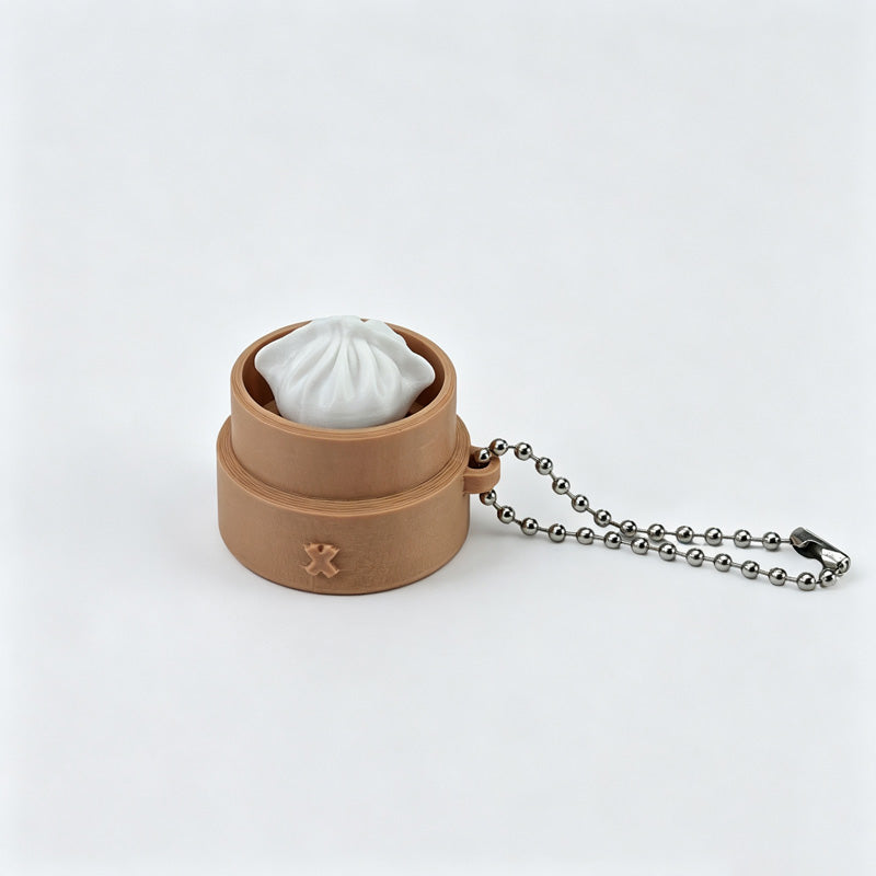 Large Siomai Steamer Fidget Keychain