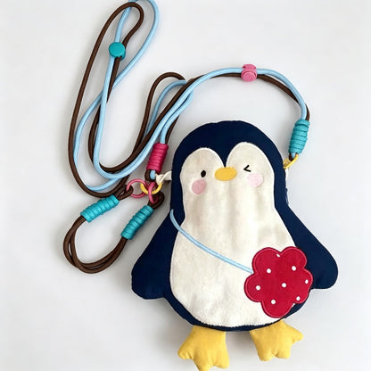 Plush Figure Pouch Crossbody Bag