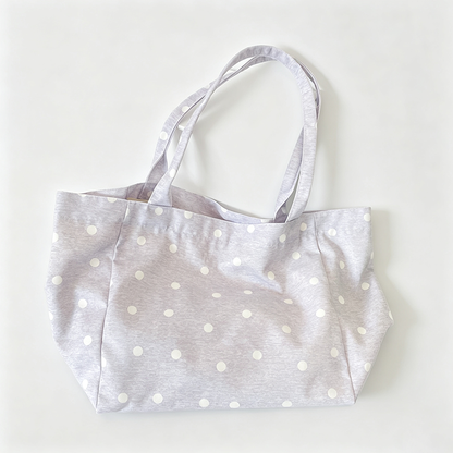 Star Dots Print Tote Bag