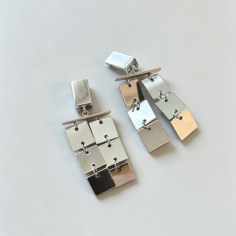 Modern Geometric Metal Tassel - Shopdayla Wholesale - #1122