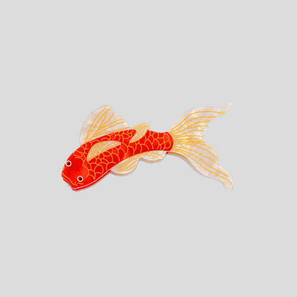 Koi Fish Acetate Hair Claw