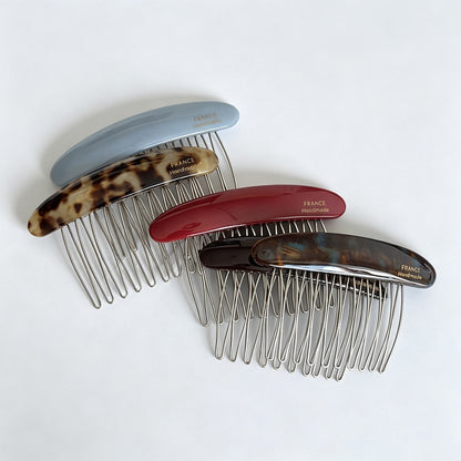 Oval Hair Insert Comb with Teeth