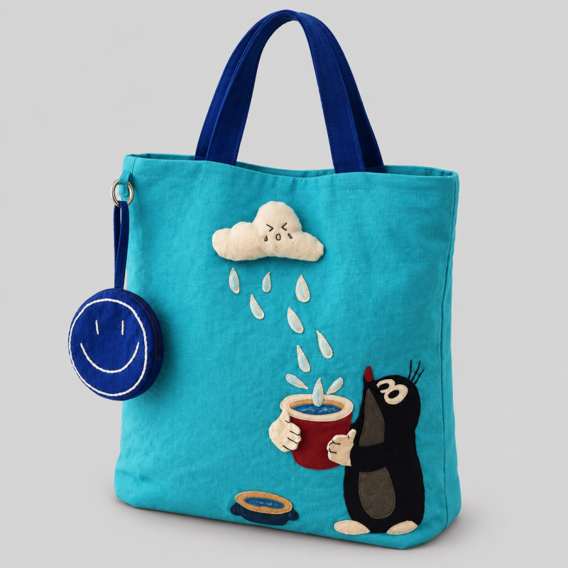 Cloud Raindrop Tote Handle Bag