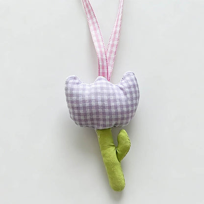 Gingham Bag Charm
