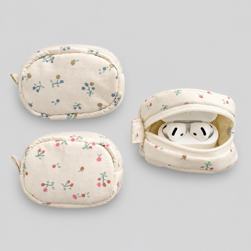Floral Print Mini Coin Pouches