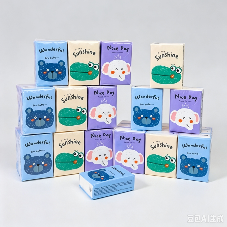 Weather Animal Pocket Tissues Set