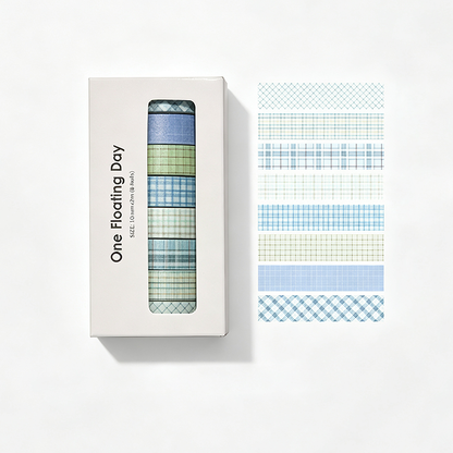Plaid Grid Washi Tape Set