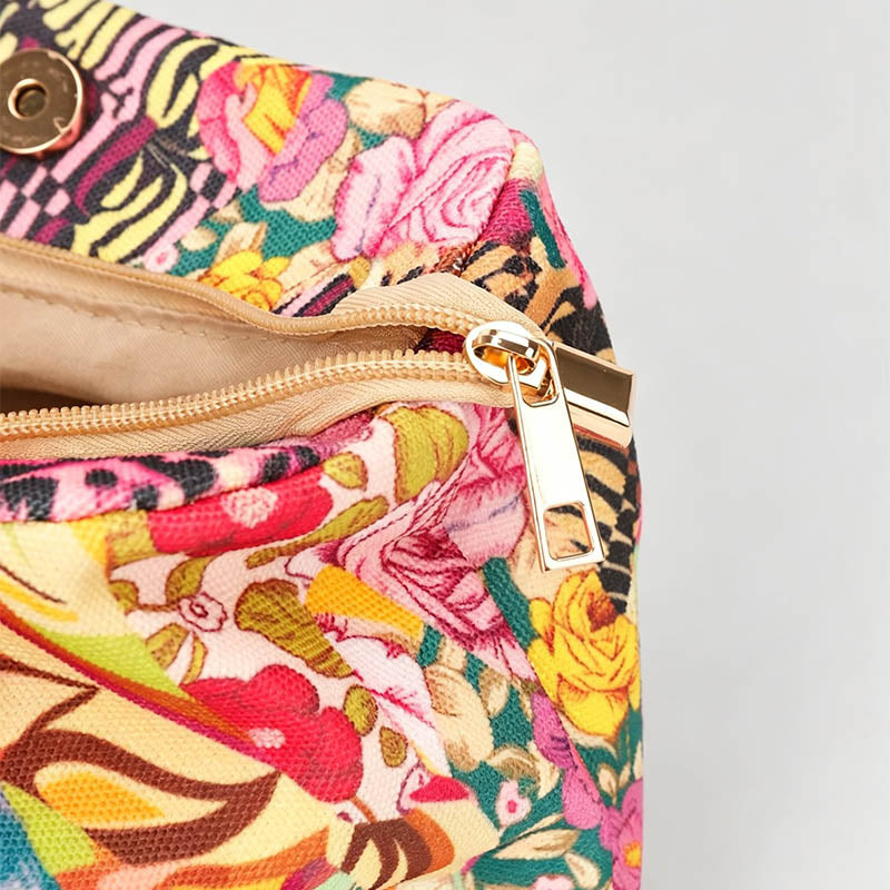 Floral Print Cloud Clutch Hand - Shopdayla Wholesale - #0802