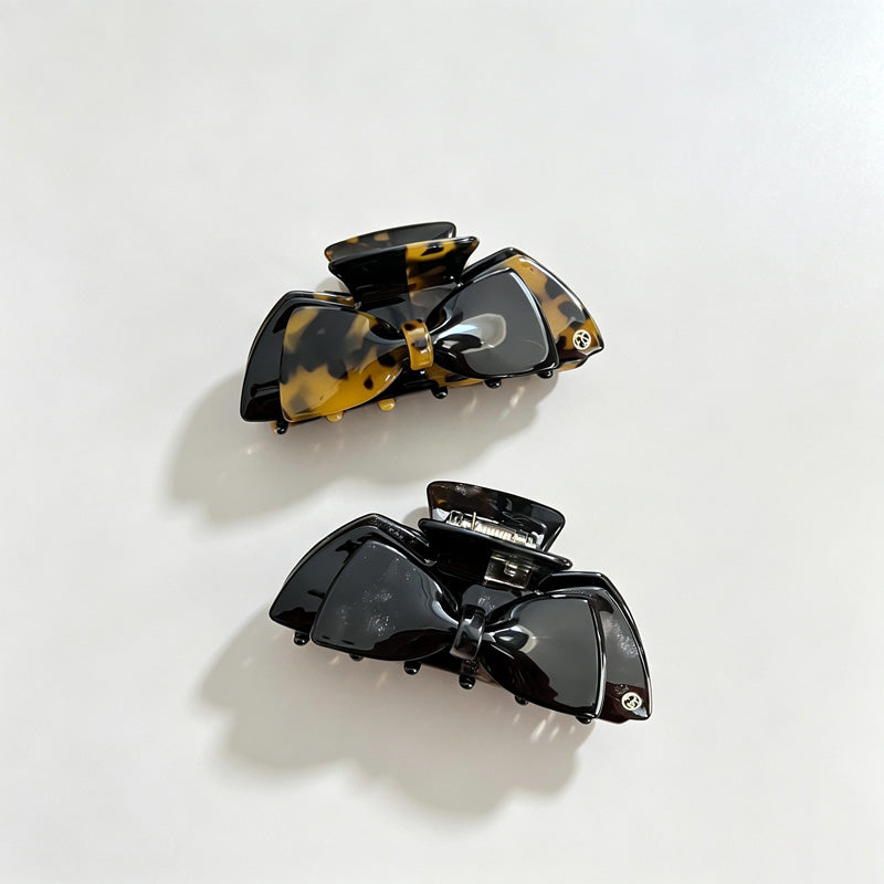 Bow Shape Tortoiseshell Hair Claw